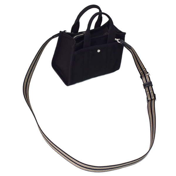 画像: 【COACH】コーチ バッグ キャンバス トート カーゴ 刺繡 20 ミニ ロゴ 2WAY クロスボディ ショルダー ハンドバッグ キャンバストート ブラック（日本未発売）