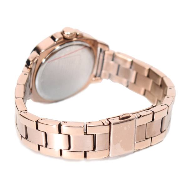 画像: 【COACH】コーチ 時計 ラインストーン シグネチャー ボーイフレンド ステンレススチール レディース ウォッチ 腕時計 ピンクゴールド〔日本未発売〕