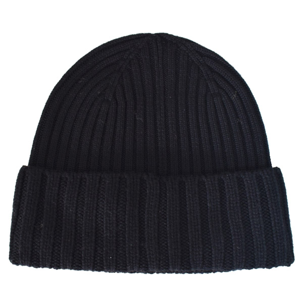 画像: 【COACH】コーチ ニット帽 ビーニー ウール ニット エンブロイダード ロゴ キャップ 帽子 ブラック（日本未発売）