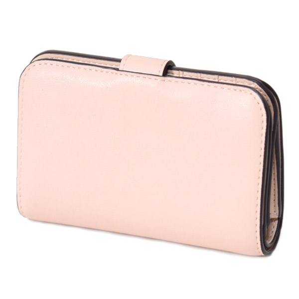 画像: 【COACH】コーチ 財布 レザー タビー ロゴ コンパクト ウォレット 二つ折り財布 ブラス×クリーム（日本未発売）