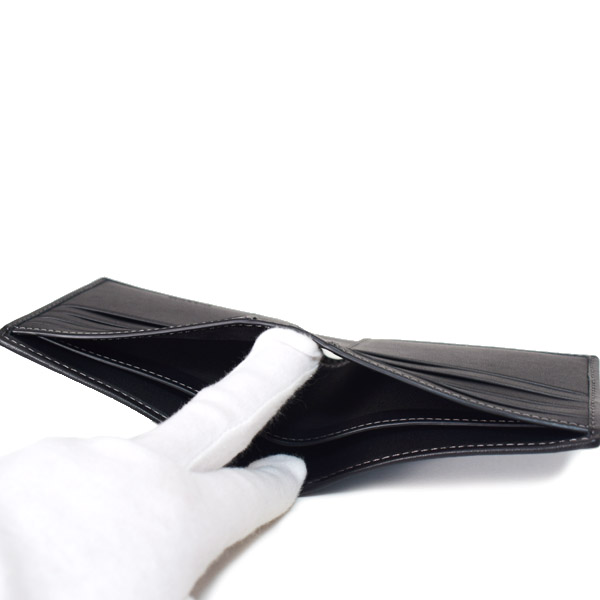 画像: 【COACH】コーチ 財布 メンズ デニム レザー シグネチャー コンパクト ID カードケース付き 2点セット 二つ折り財布 ライトインディゴ（日本未発売）