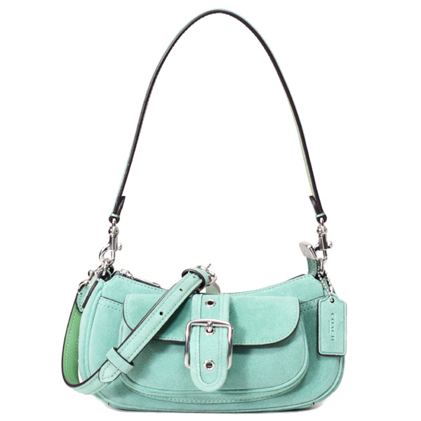 希少 COACH ツイード ハンドバッグ ミニ ボストン 花　スエード　コーチ COACH】コーチ バッグ スエード レザー ミニ アシュトン 2way クロス
